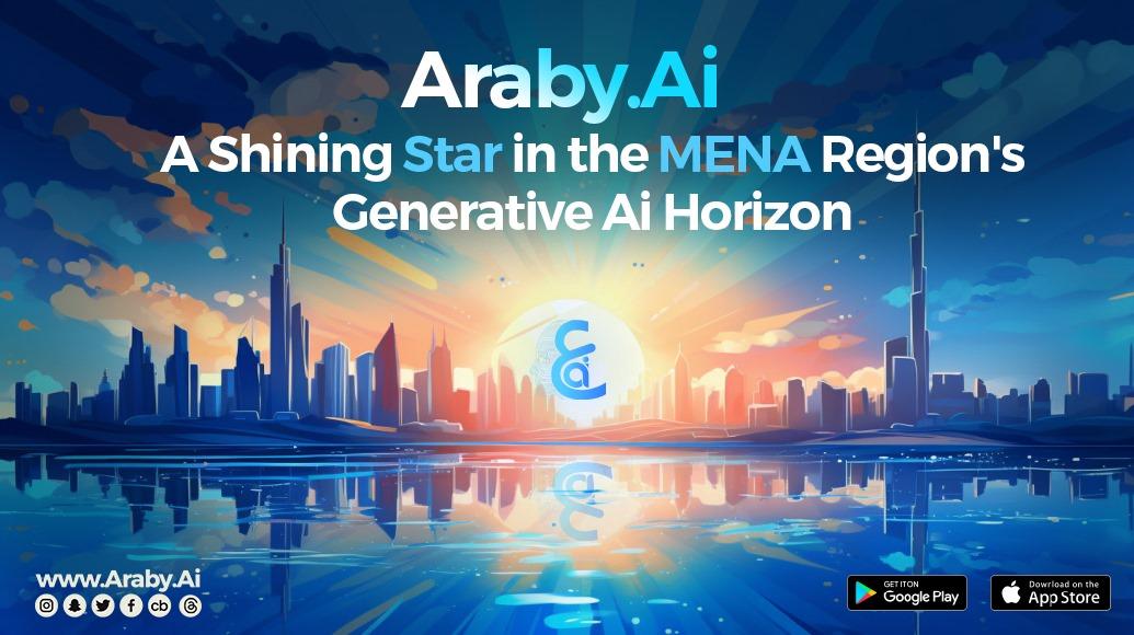 Banner showcasing Araby.Ai's innovative tools and services in the Generative AI industry